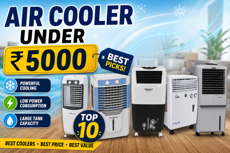 Top 10 Best Air Coolers Under ₹5000 in India (2026)